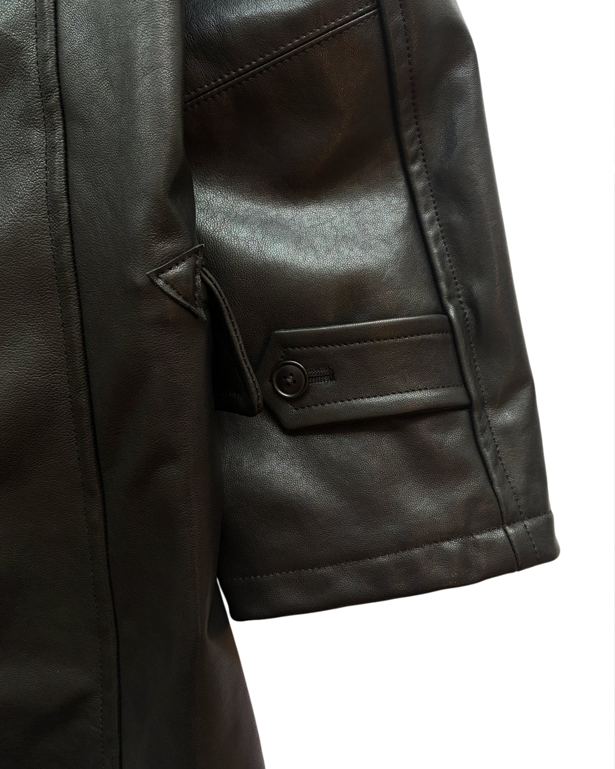 COMOLI / ラムレザー カナディアンコート (C03-04015)