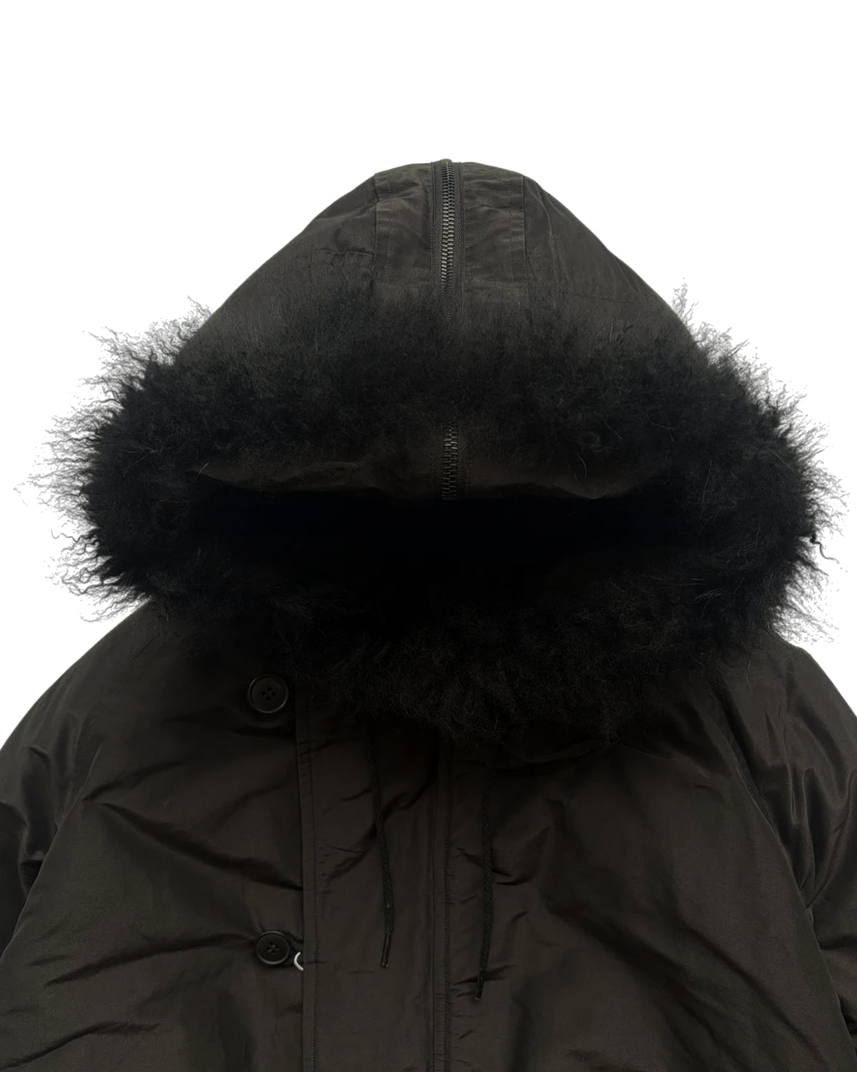 COMOLI / コットンシルク ミリタリーフーデッドジャケット (C03-01031)