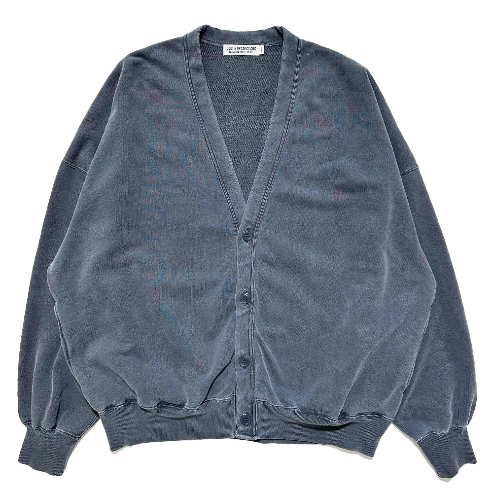 COOTIE PRODUCTIONS® の "JACK IN THE BOX EXCLUSIVE" Pigment Dyed Open End Yearn Sweat Cardigan