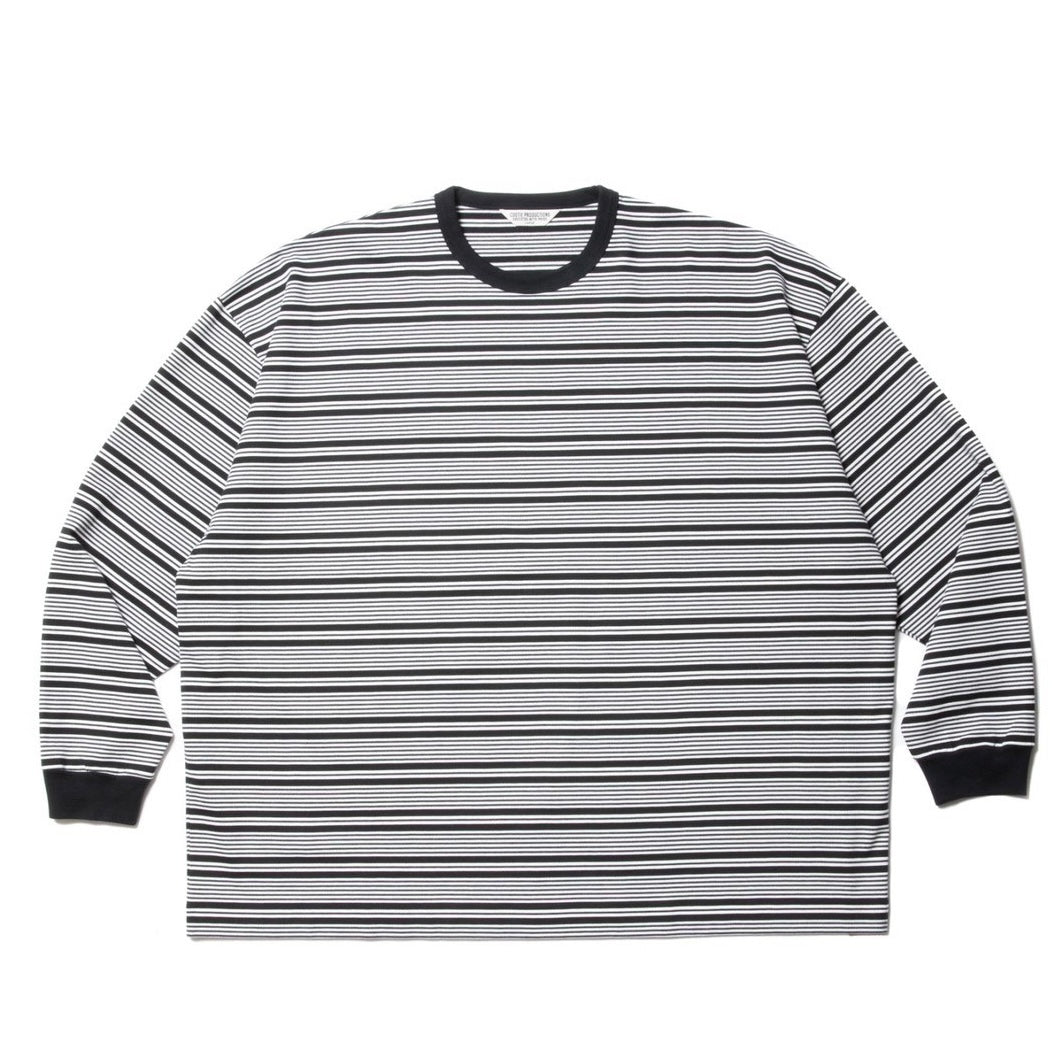 COOTIE PRODUCTIONS® / Supima Border Oversized L/S Tee / クーティーボーダーロンT
