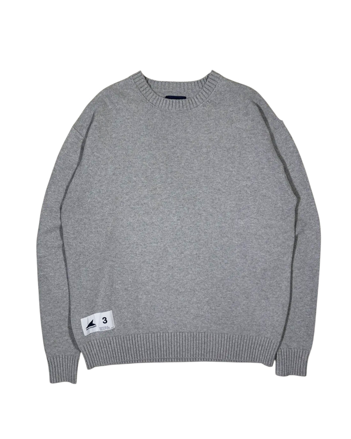 DESCENDANT / FLUKE UP CREW NECK KNIT (261MADS-KNM01)