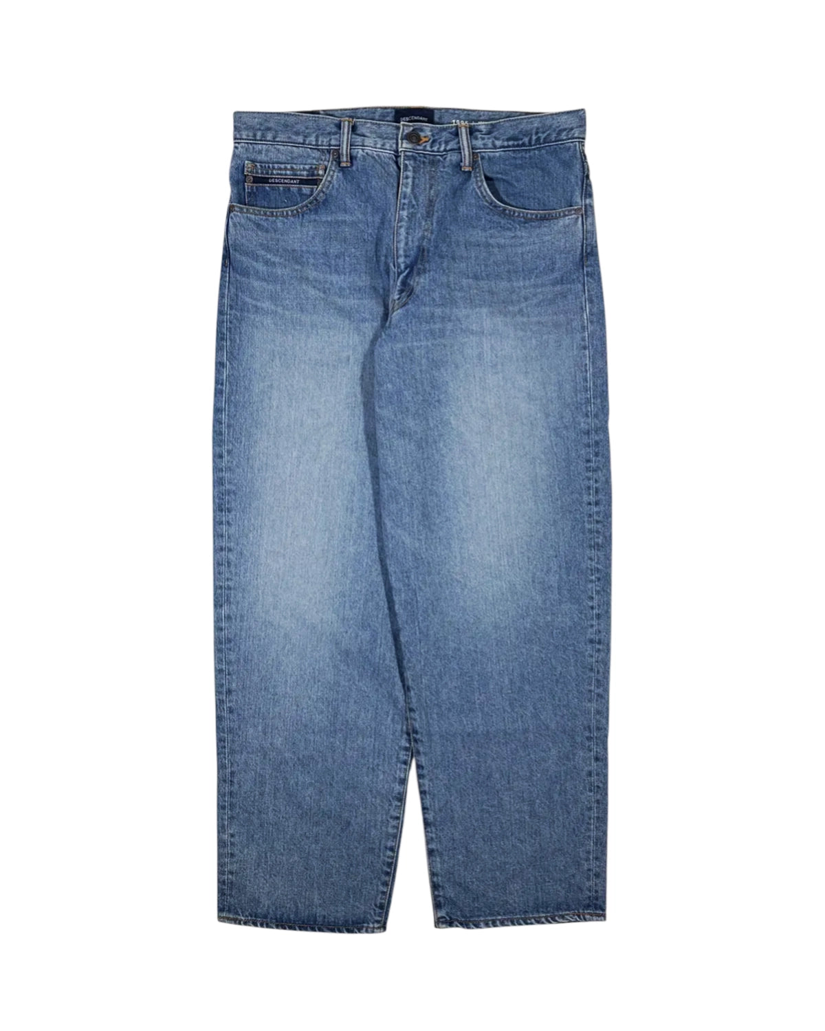 DESCENDANT / 1995 DENIM TROUSERS BAGGY HARD WASH (261WVDS-PTM04)