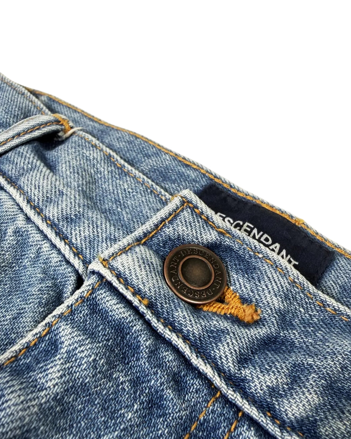 DESCENDANT / 1995 DENIM TROUSERS BAGGY HARD WASH (261WVDS-PTM04)