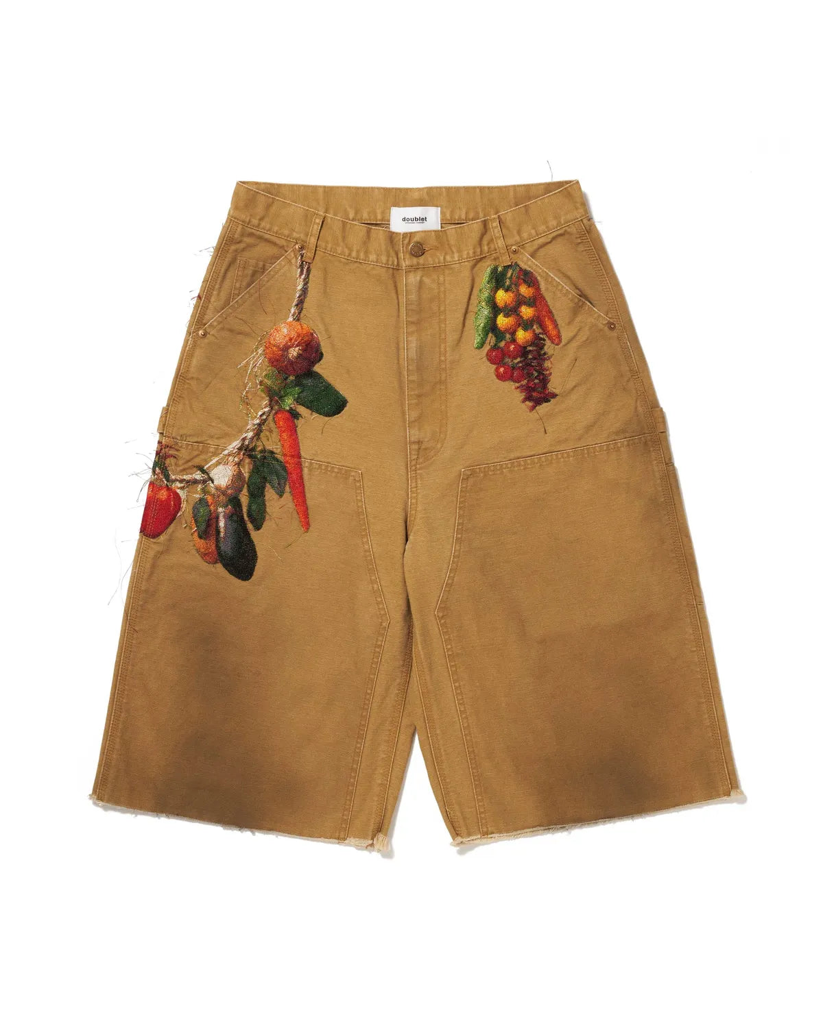 doublet の VEGETAMLE EMBROIDERY CUT-OFF PANT (26SS19PT350)