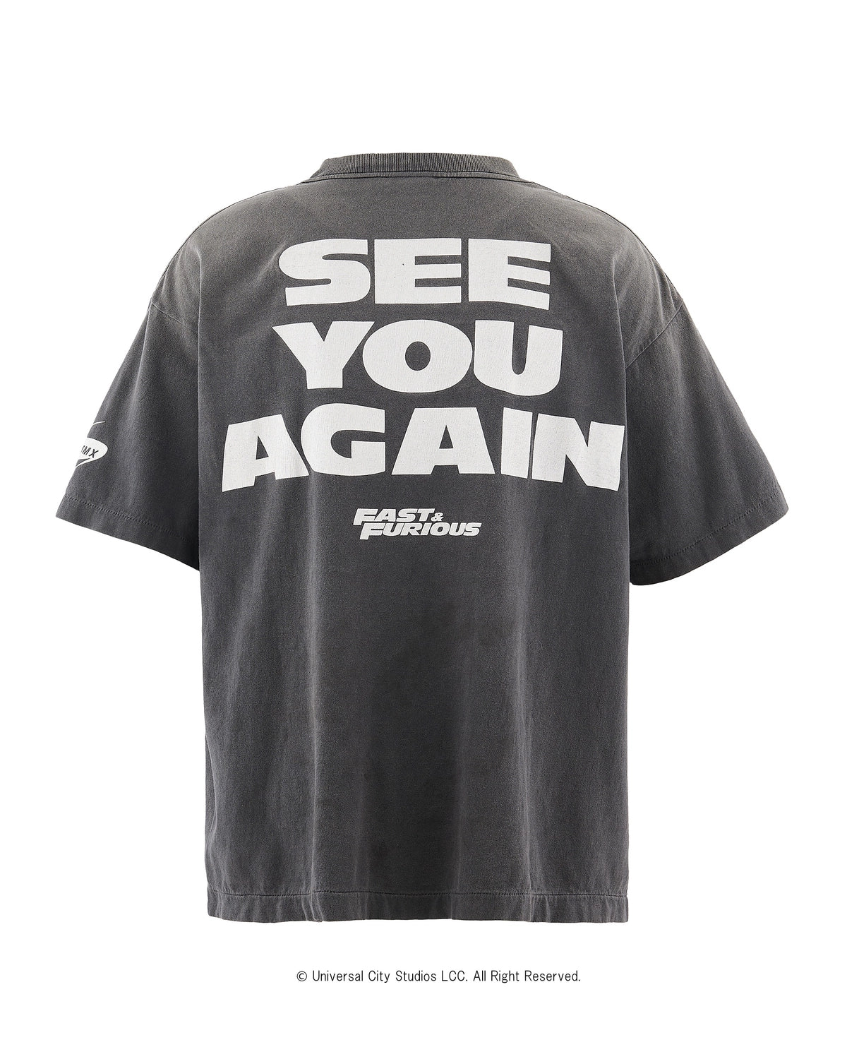 ©︎SAINT Mxxxxxx × FAST & FURIOUS / FF_SS TEE - FURIOUS 7 (SM-HR1-0000-C74)