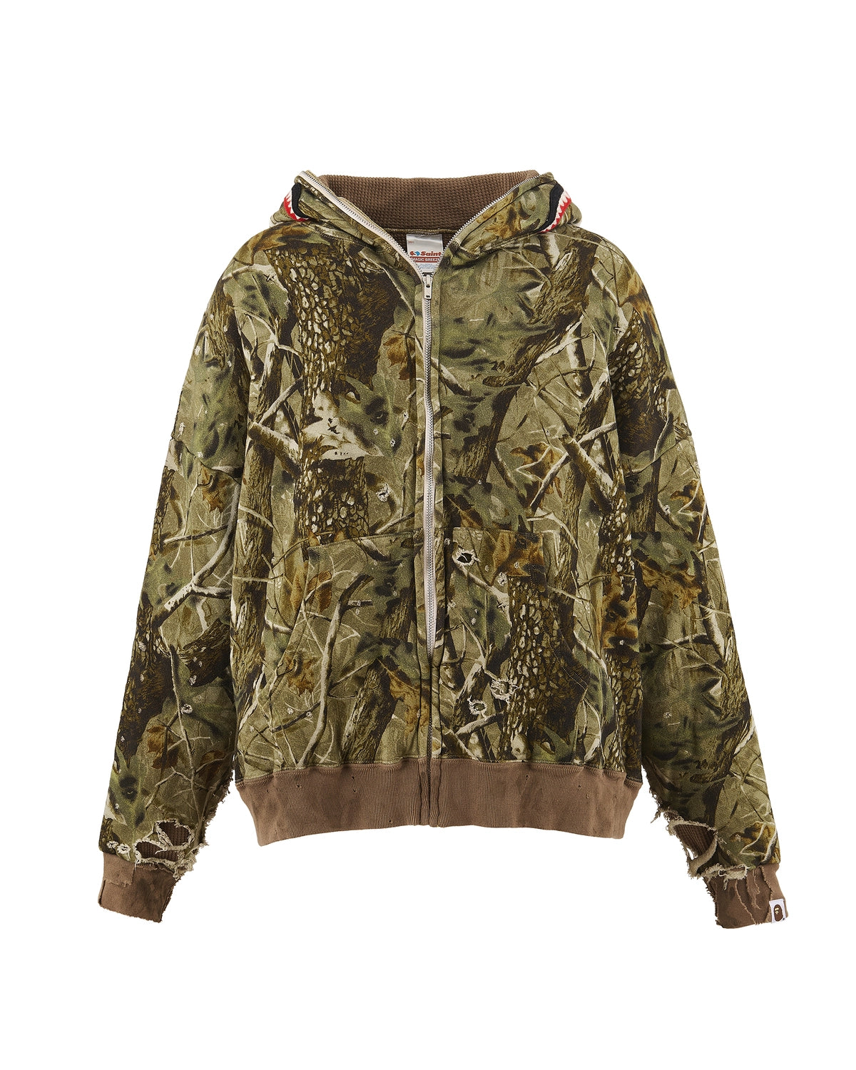©︎SAINT Mxxxxxx × A BATHING APE® / BAPE_ZIP HOODIE (SM-HR1-0000-C38)