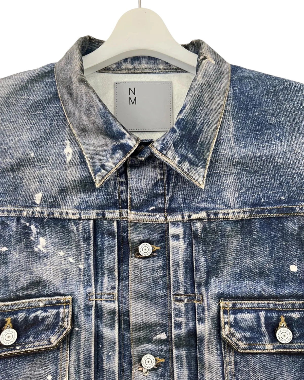 eYe JUNYA WATANABE MAN × New Manual / 綿ナイロンツイル 転写プリント New Manual Wネーム (WQ-J922-100)