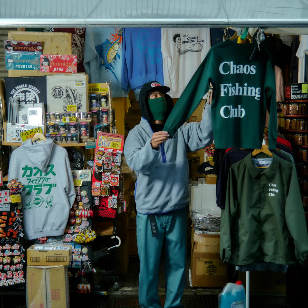Chaos Fishing Club / Logo T-Shirt L/S (CFC-26AW-CUT05)