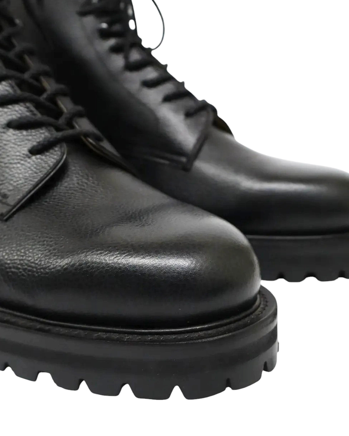 FOOTWORKS / Lace-up shoes in grain leather (F03-0002M)
