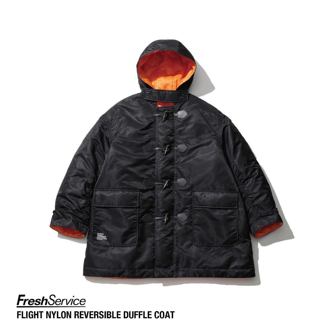 FreshService/FLIGHT NYLON REVERSIBLE DUFFLE COAT