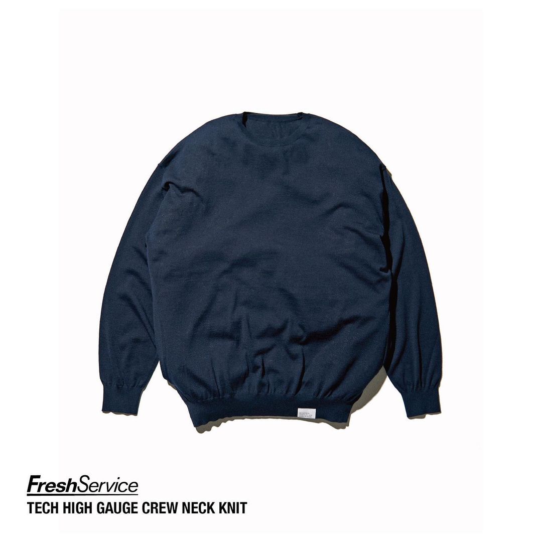FreshService / TECH HIGH GAUGE CREW NECK KNIT