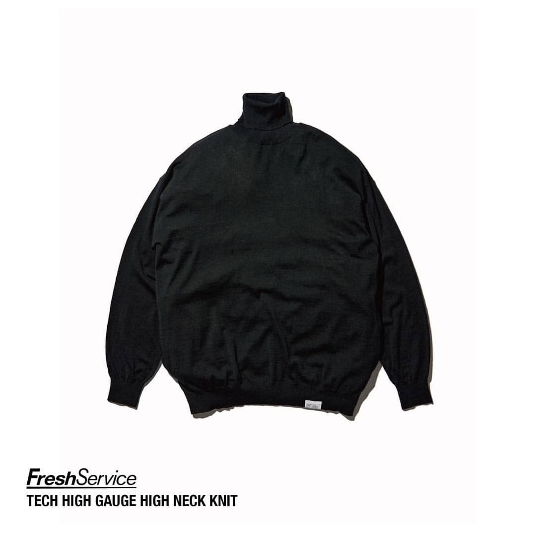 FreshService/TECH HIGH GAUGE HIGH NECK KNIT