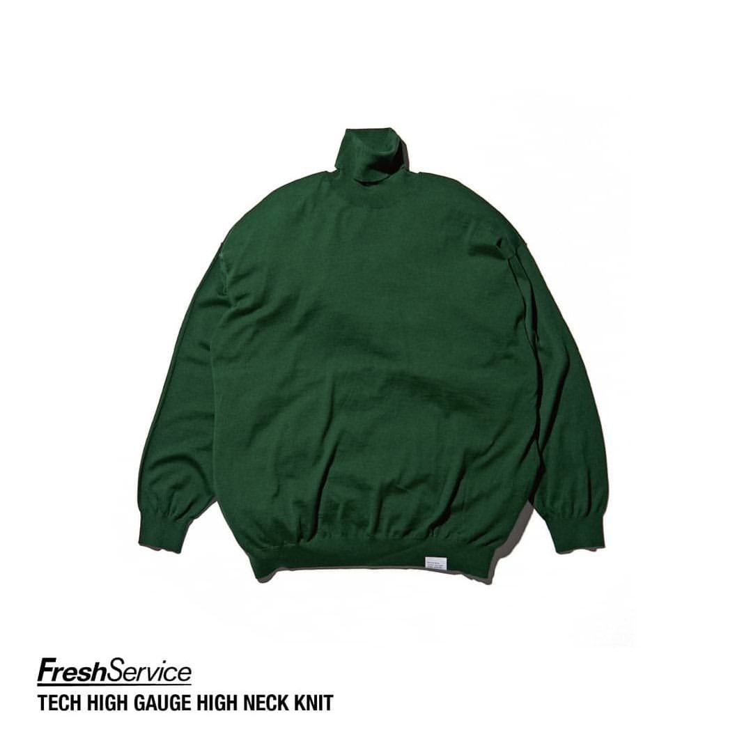 FreshService / TECH HIGH GAUGE HIGH NECK KNIT