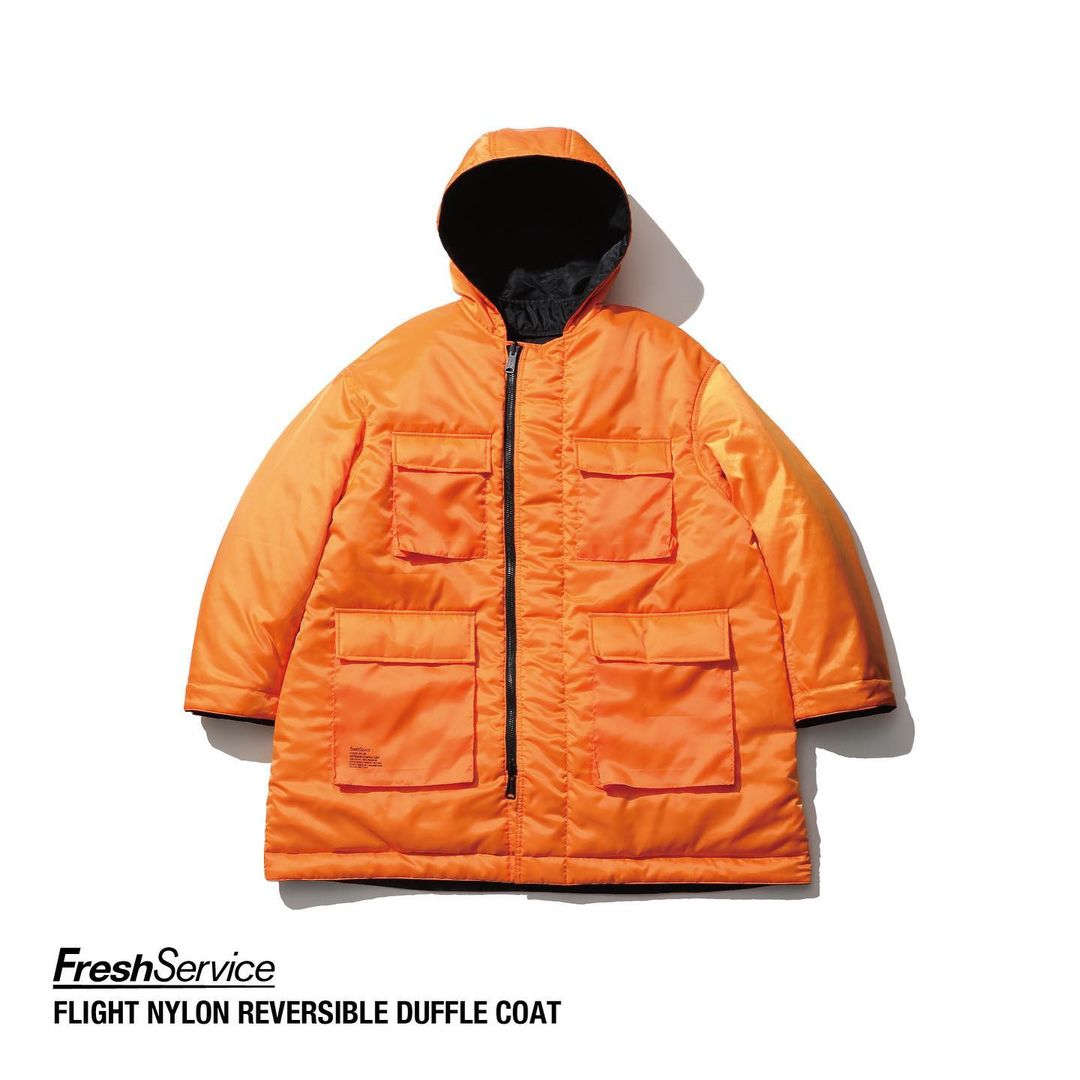 FreshService/FLIGHT NYLON REVERSIBLE DUFFLE COAT