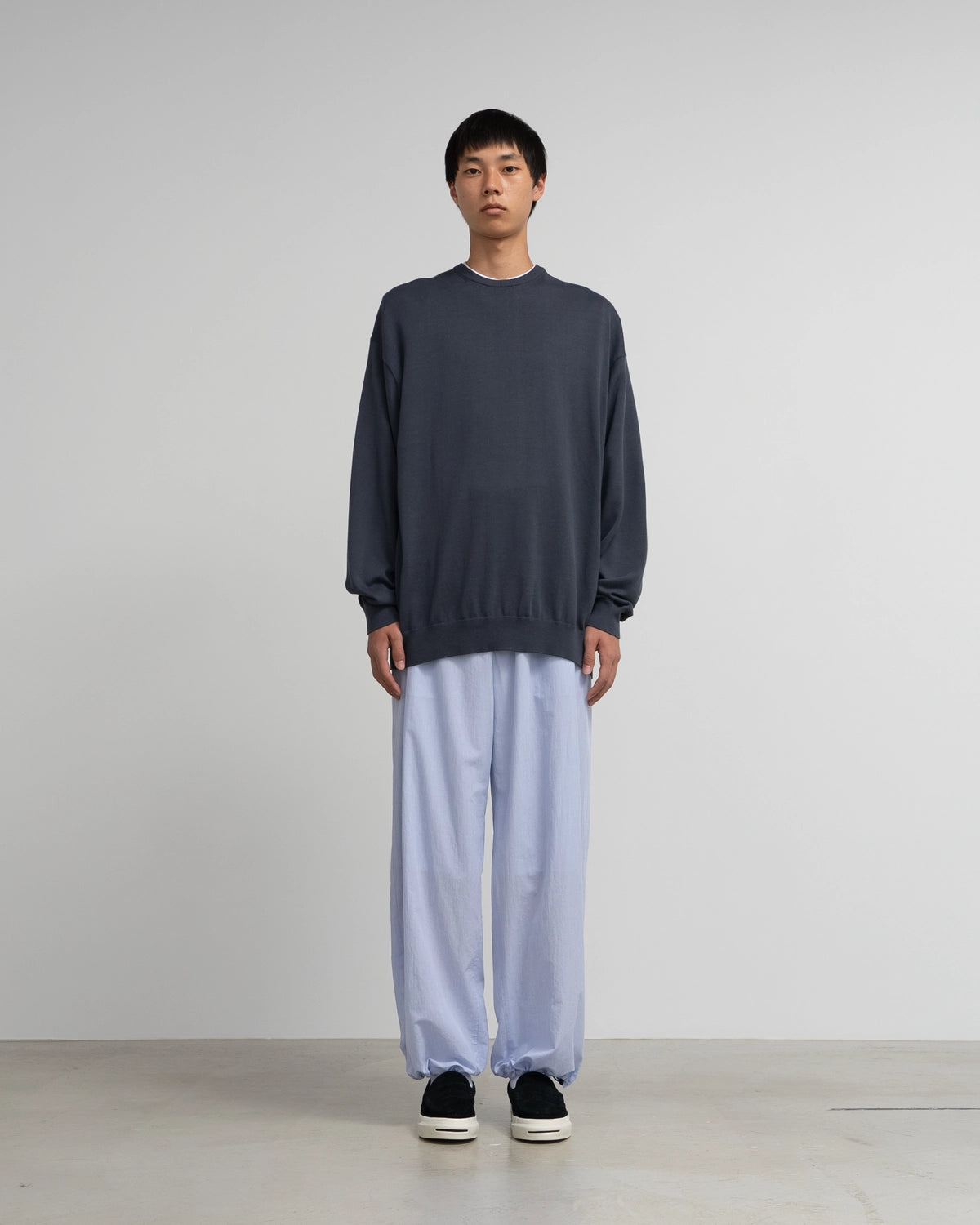 Graphpaper / Seersucker Easy Track Pants (GM251-40065)