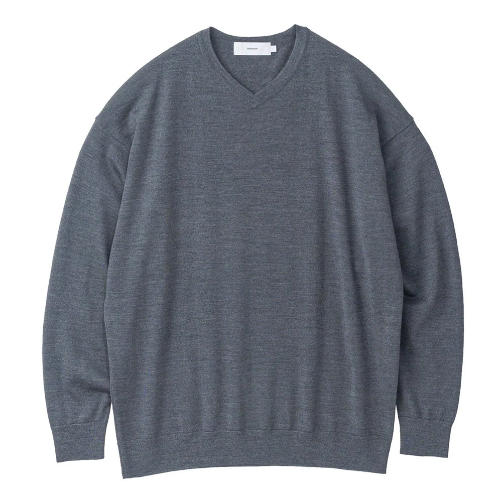 Graphpaper/High Gauge V Neck Knit