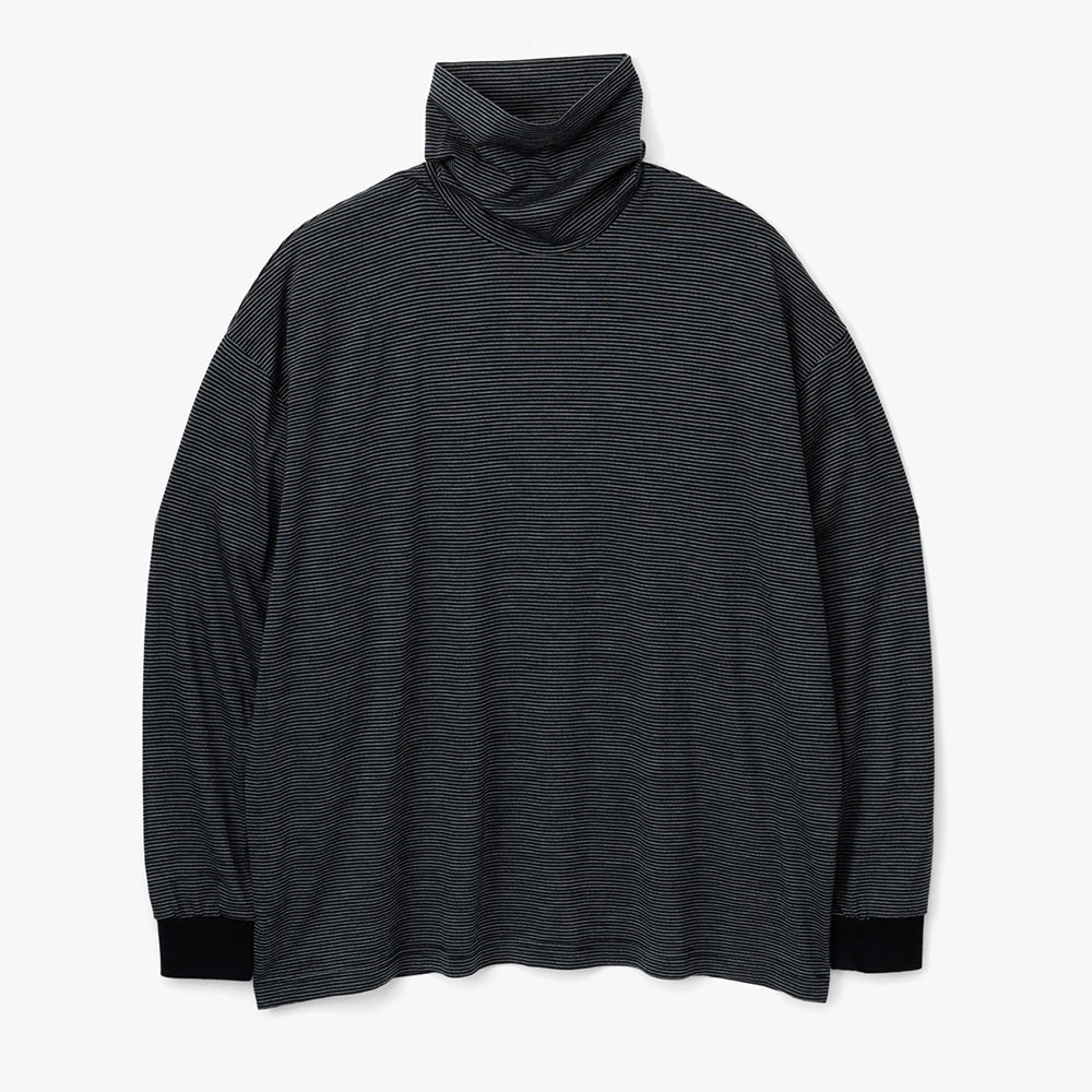 Graphpaper / Wool Border L/S Turtle Neck Tee