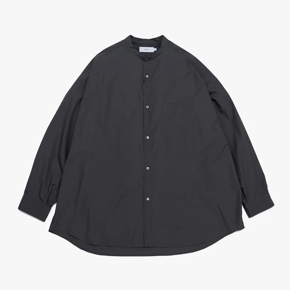 Graphpaper /  Broad L/S Oversized Band Collar Shirt