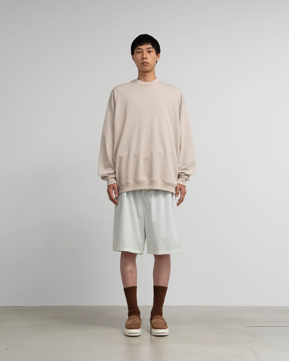 Graphpaper / Seersucker Easy Track Shorts (GU251-40066)