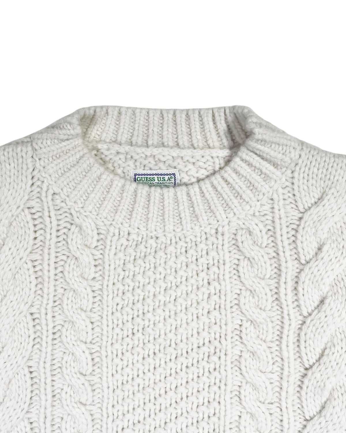 GUESS U.S.A / M / CABLE SWEATER (M5BR51Z3PB0-A12P)