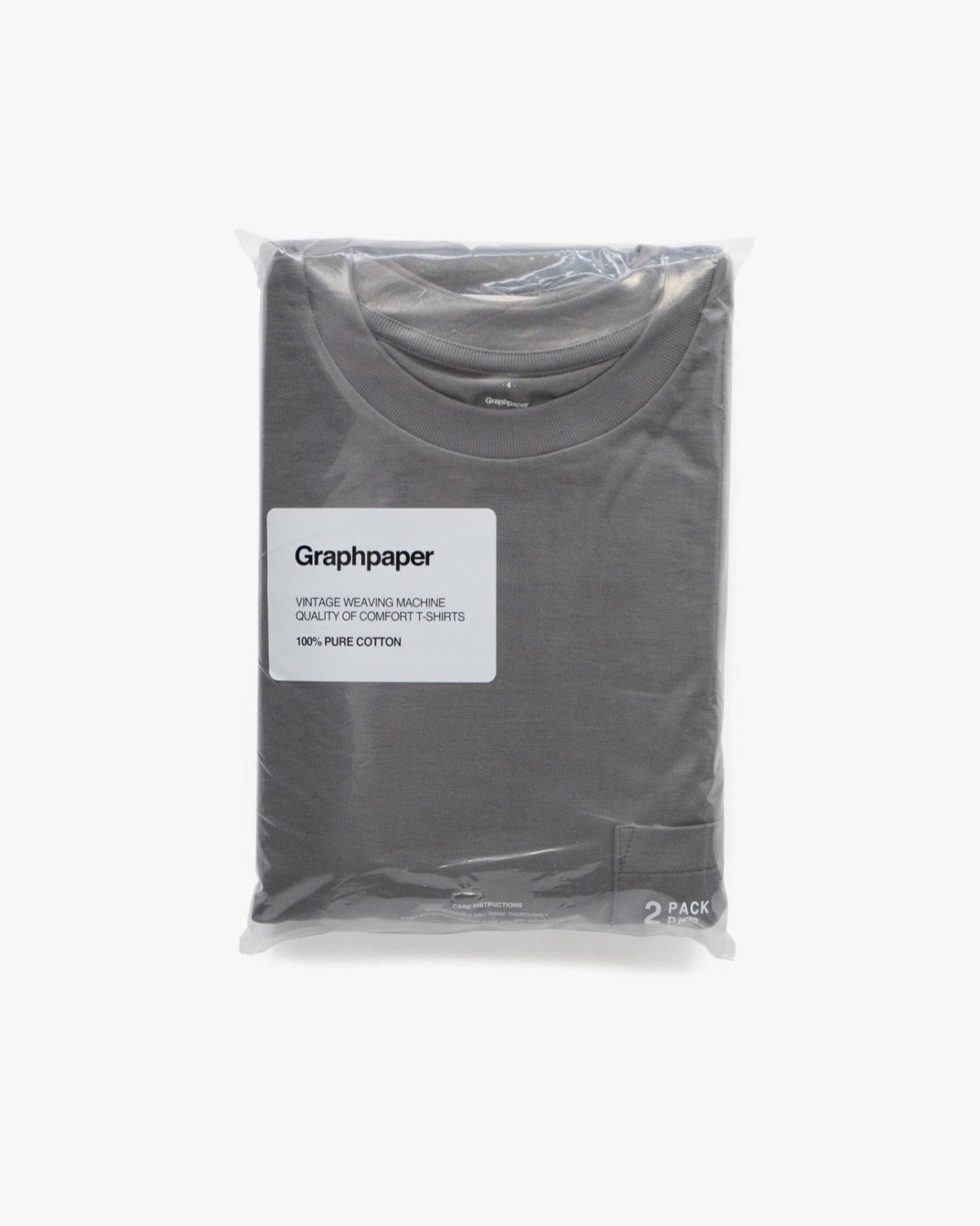 Graphpaper / 2-Pack S/S Pocket Tee (GU253-70110B)