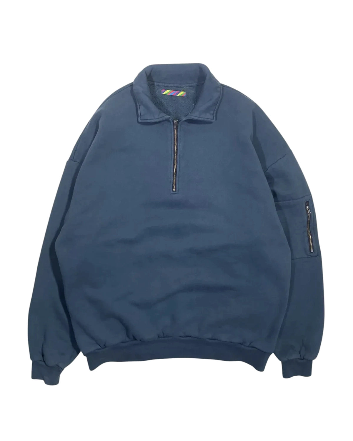 is-ness の PIGMENT DYED ZIP SWEAT SHIRT (25AW_08_1007AWCS04)