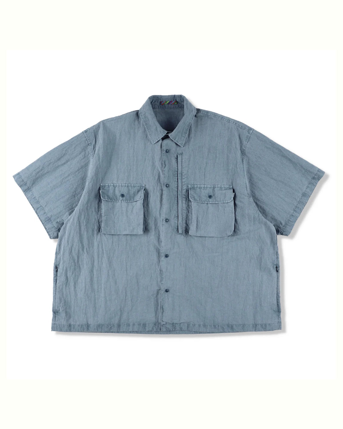 is-ness の Pigment-Dyed Short-Sleeve Shirt (26SS_09_1008SSSH04-1)