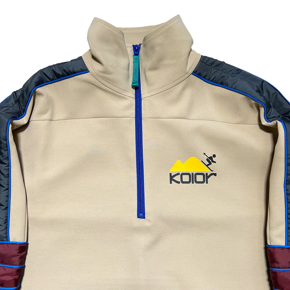 kolor / HALF ZIP JERSEY (24SCM-B01101)