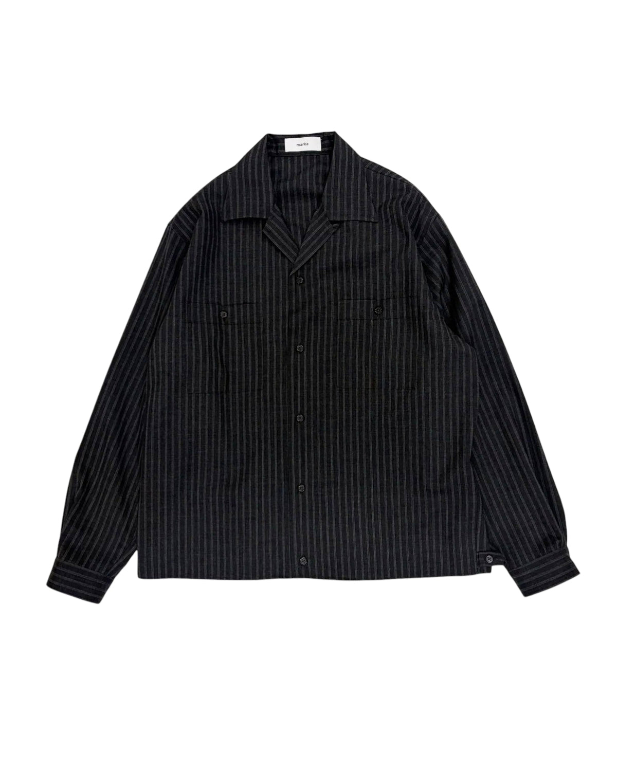 marka の DOUBLU POCKET OPEN COLLAR SHIRT(M26A11SH01C)