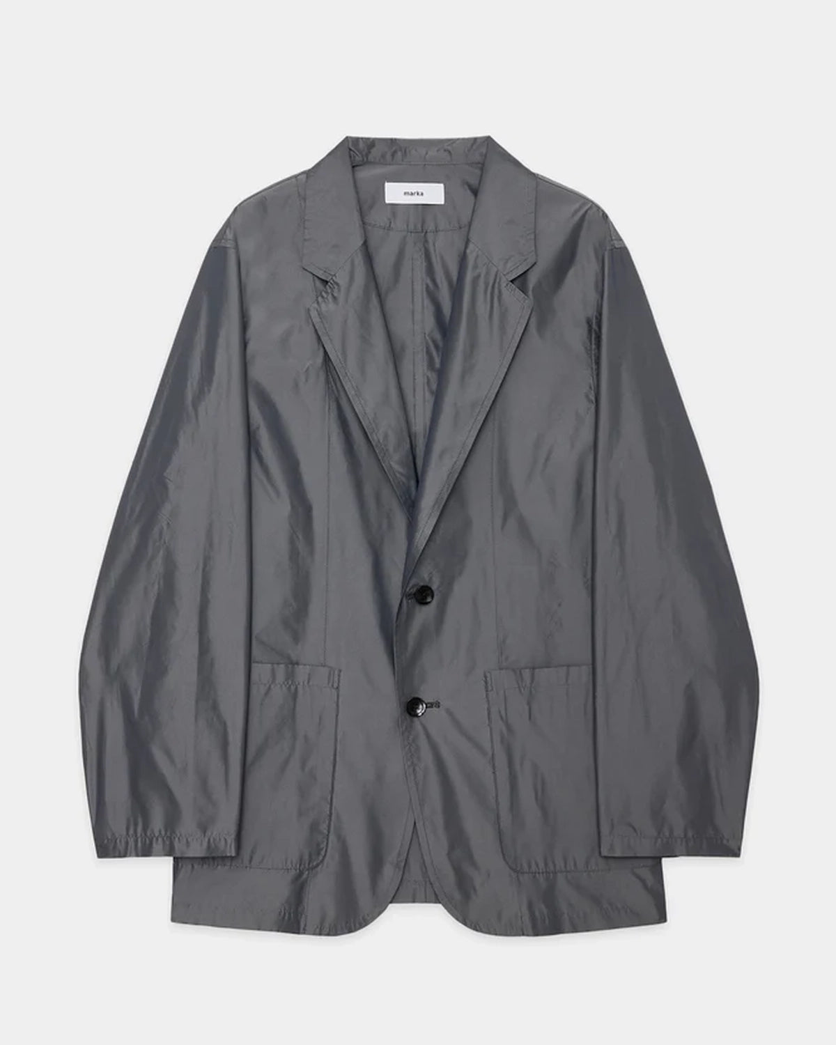 marka の RECYCLED POLYESTER × SILK TAFFETA STROLL AROUND JACKET (M25B03JK01C)