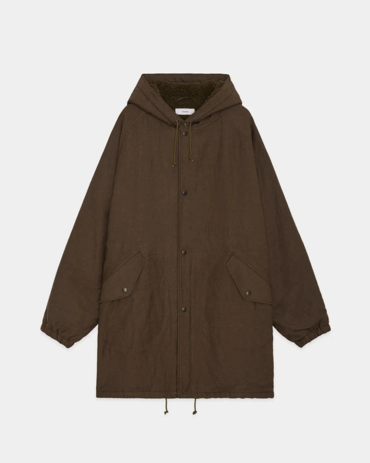 marka の Wool/Linen Moleskin / Military Parka (M26C11CO01C)