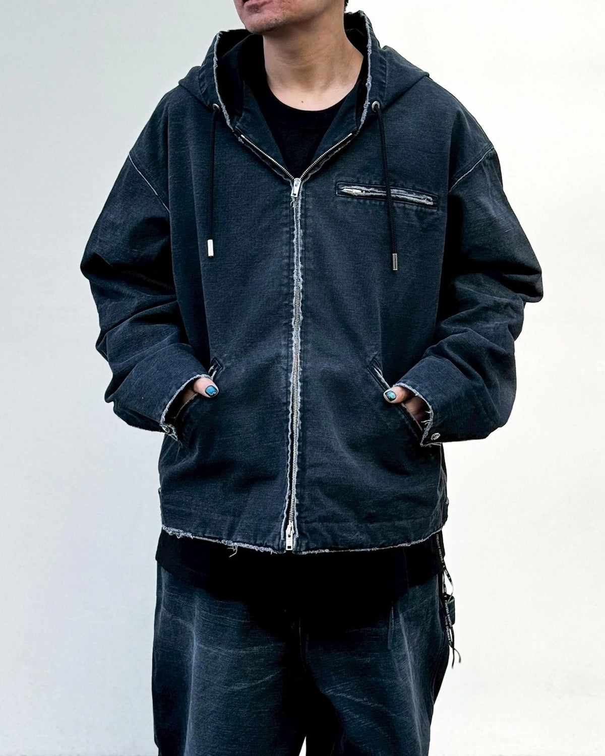 MC works MRJ-01 フィッシングジャケット Lサイズ ブラック MC works' - HEAD & TAIL Web Shop