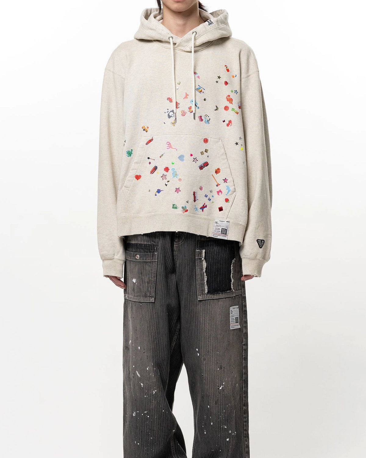 Maison MIHARA YASUHIRO / Kids Sticker Printed Hoodie (J16HD731)