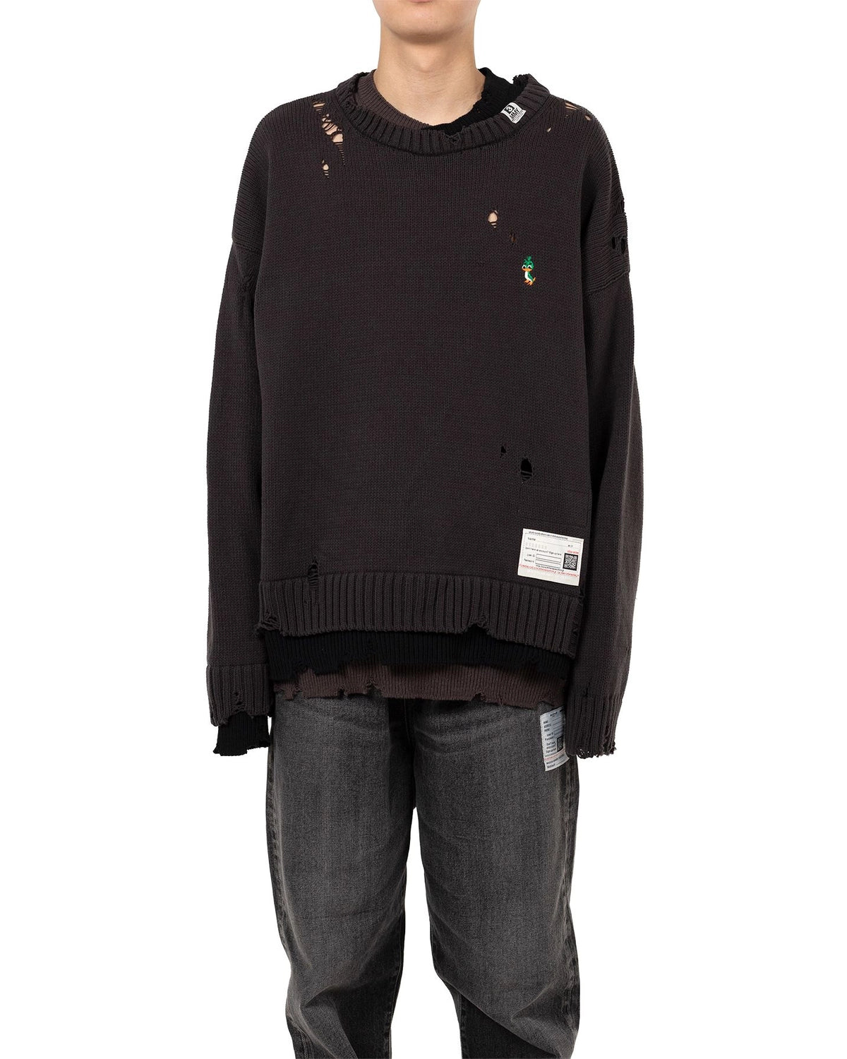 Maison MIHARA YASUHIRO / Triple Layered Knit Sweater (A15SW532)