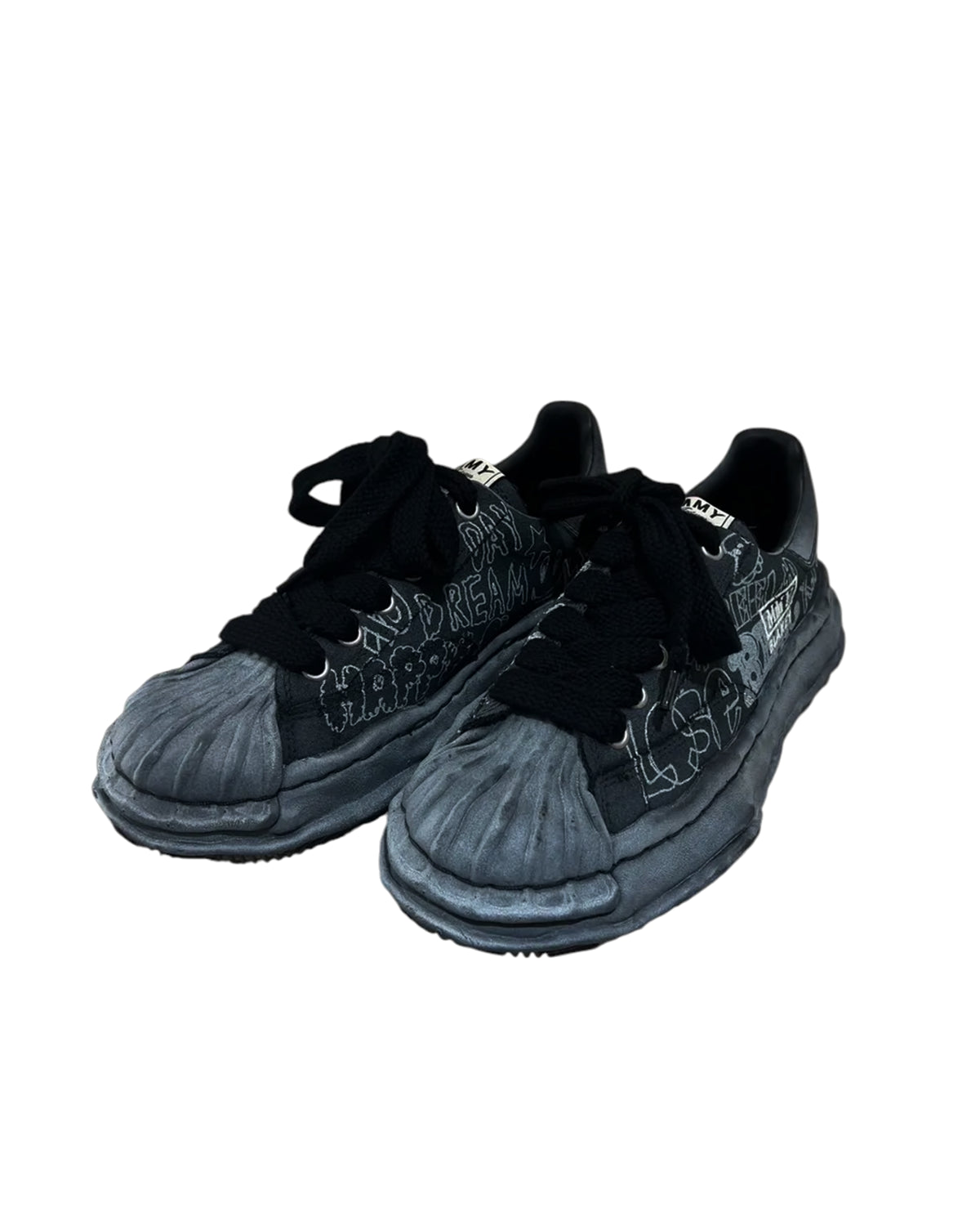 Maison MIHARA YASUHIRO / "BLAKEY" graffitied Sneaker (A16FW730)