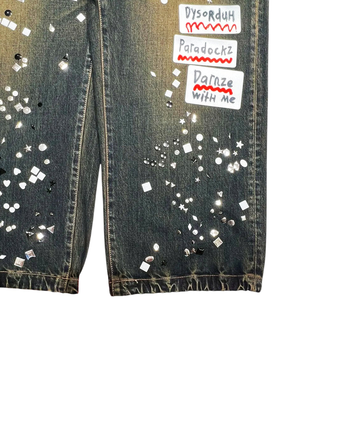 Maison MIHARA YASUHIRO / JEANS w STICKER (A16PT025)