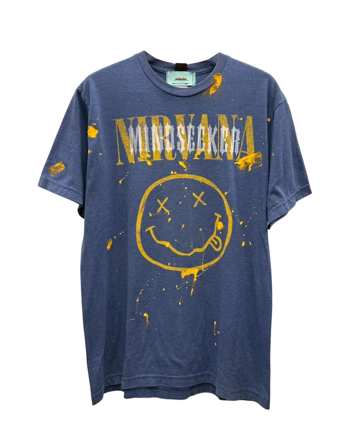 mindseeker の Hand Painted Vintage Print Tee (MSV-25-155)