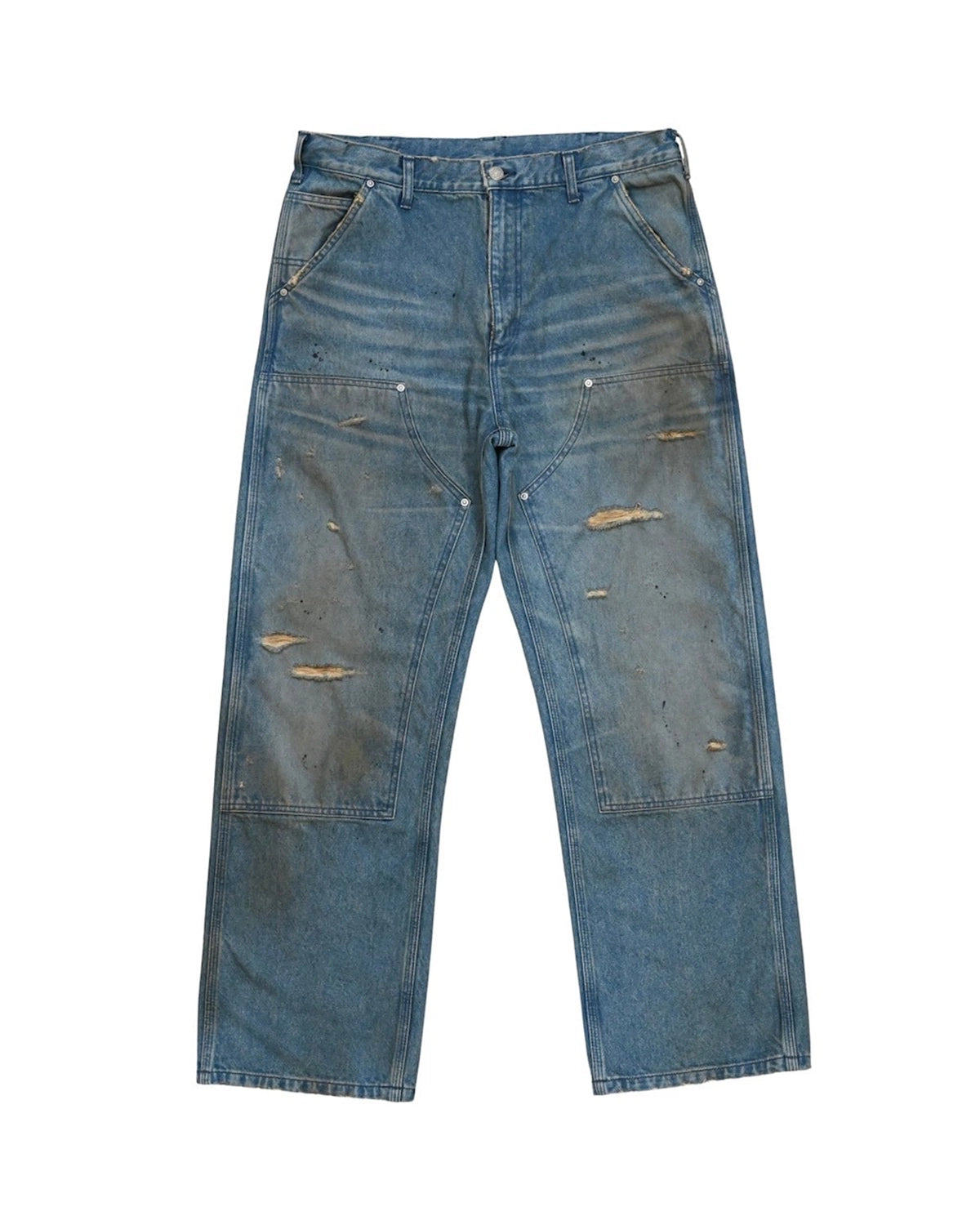 MIYAGIHIDETAKA -Rafu- / Damaged Work Pants (MH048)