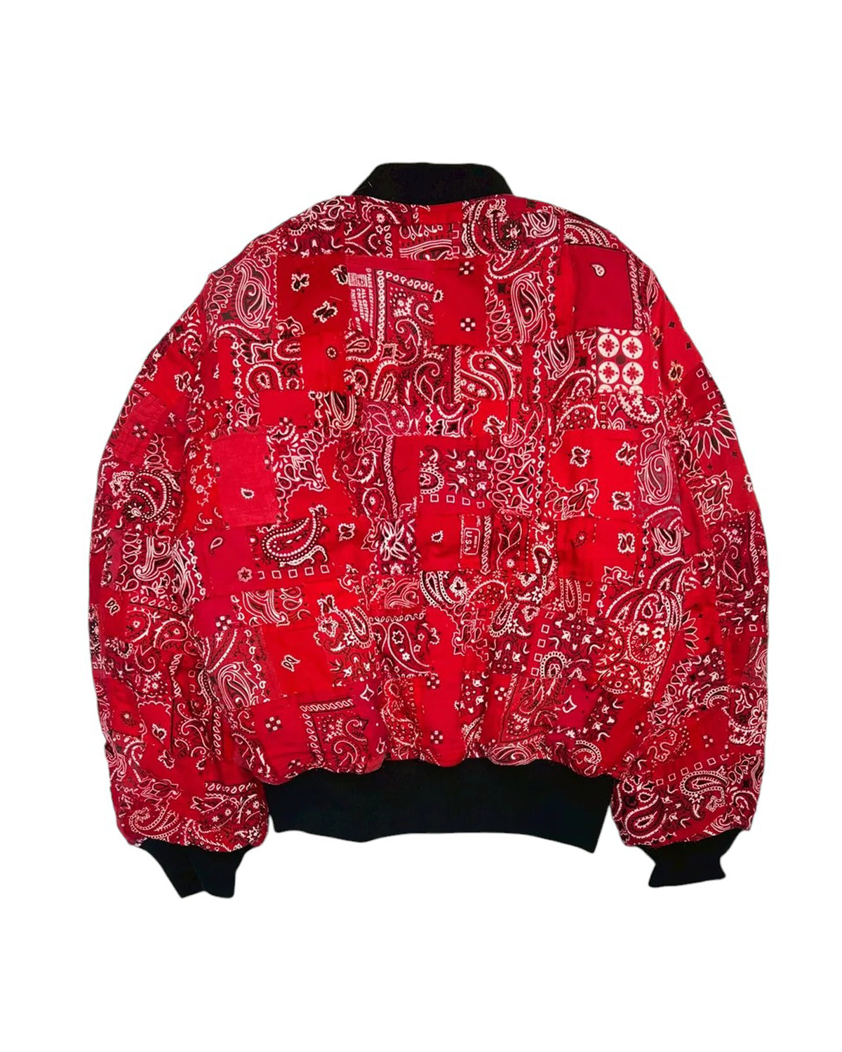 MIYAGIHIDETAKA -Rafu- / Bandana Patchwork MA-1 (MH055)