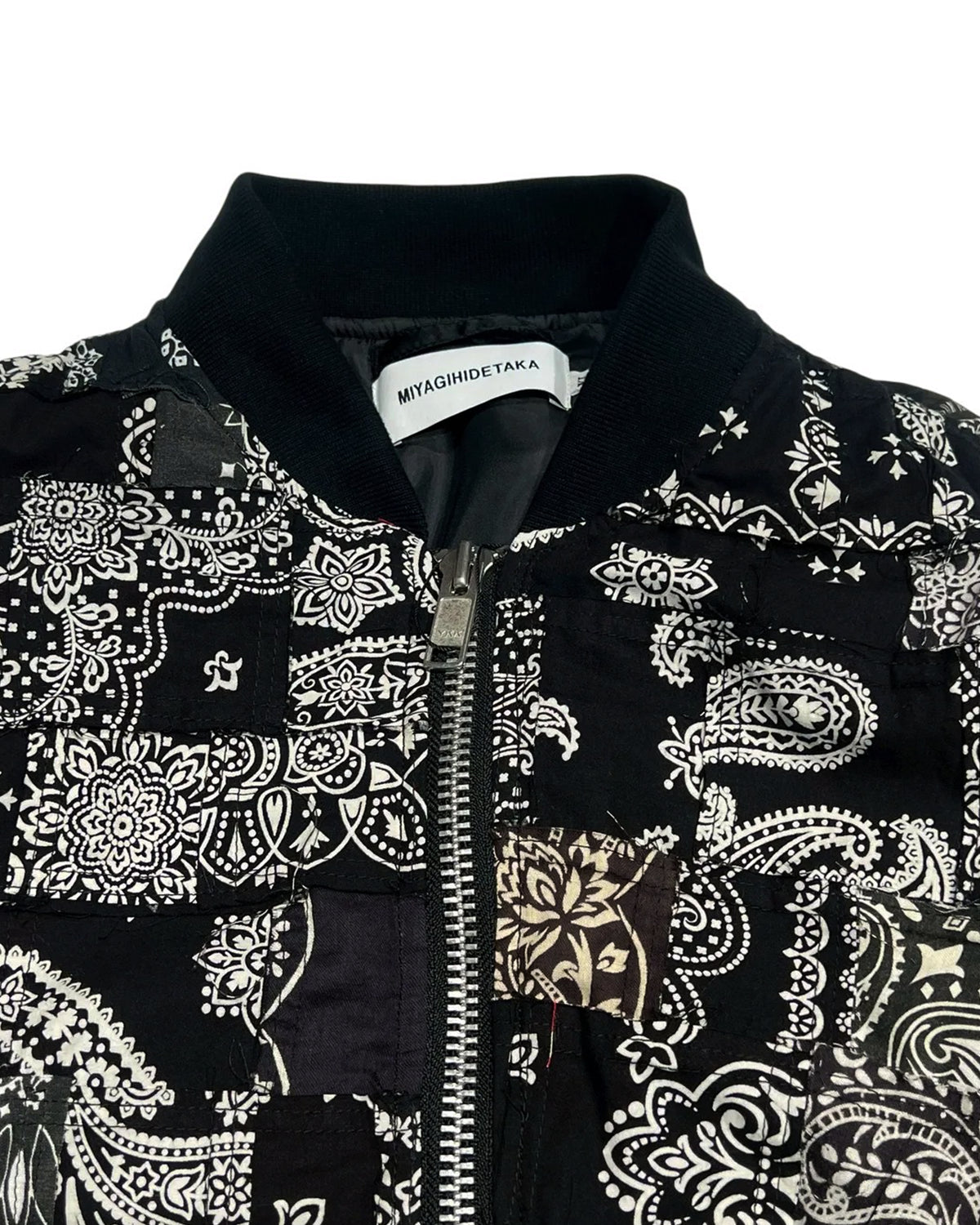 MIYAGIHIDETAKA -Rafu- / Bandana Patchwork MA-1 (MH055)