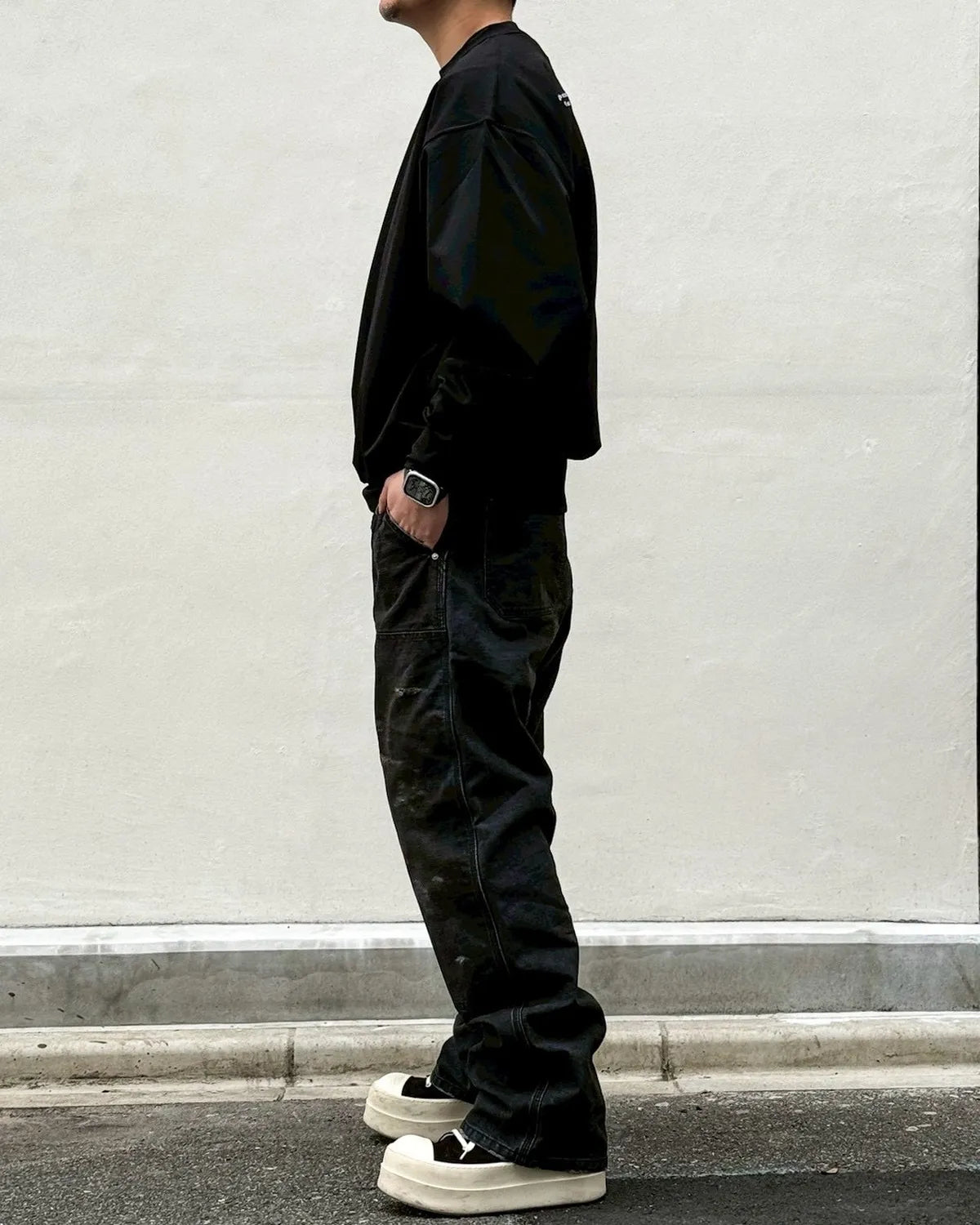 MIYAGIHIDETAKA -Rafu- / Damaged Work Pants (MH048)