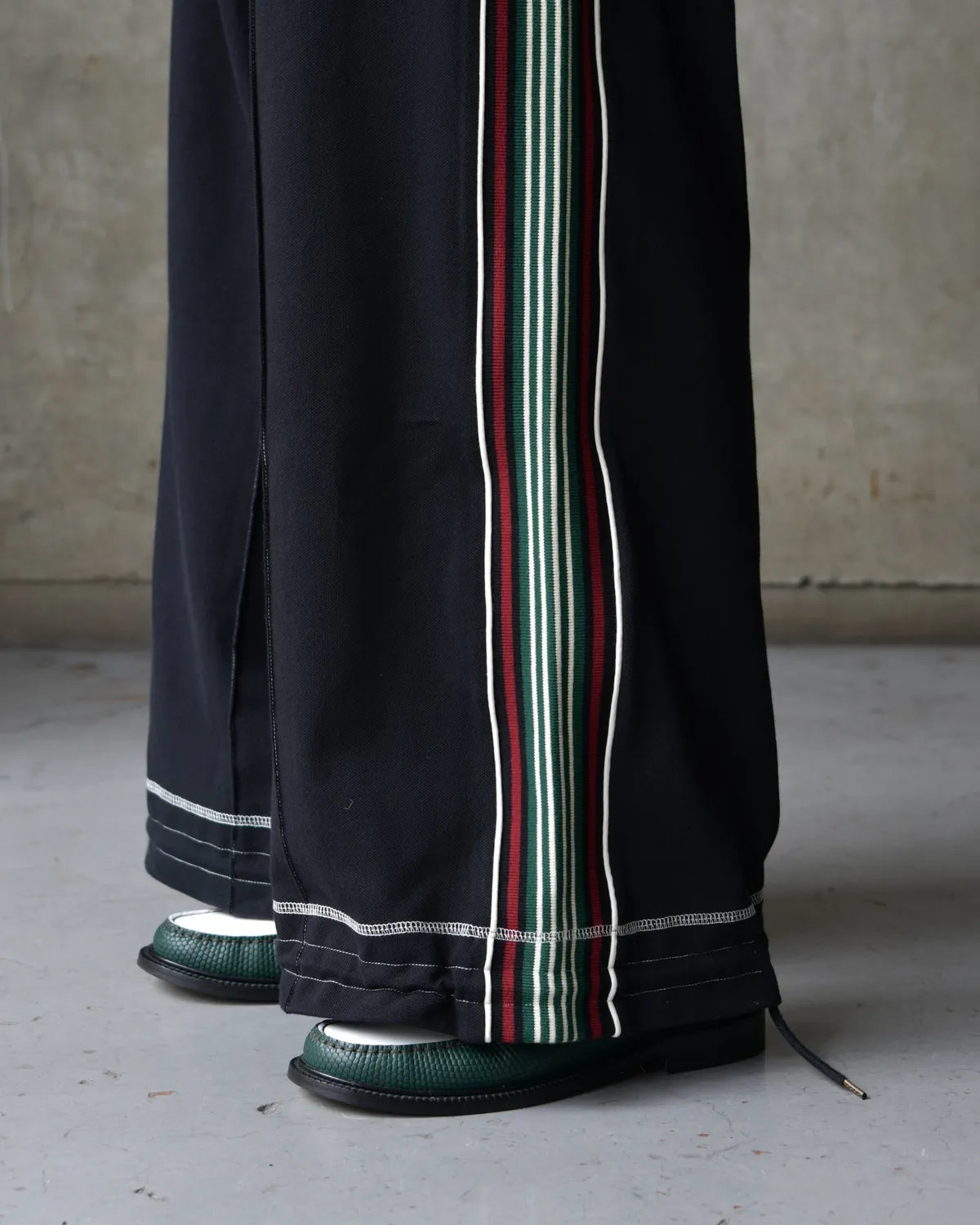 NICHOLAS DALEY / WIDE LEG TRACK PANTS (ND-26SS-TRP-CTP)