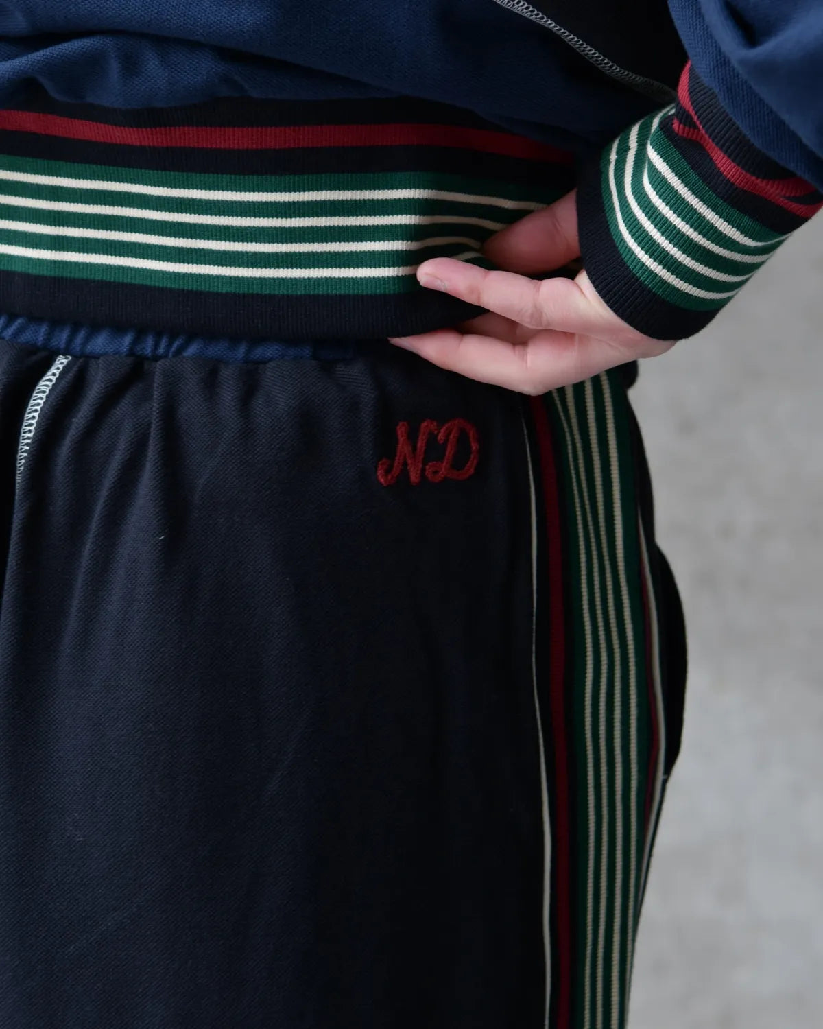 NICHOLAS DALEY / WIDE LEG TRACK PANTS (ND-26SS-TRP-CTP)