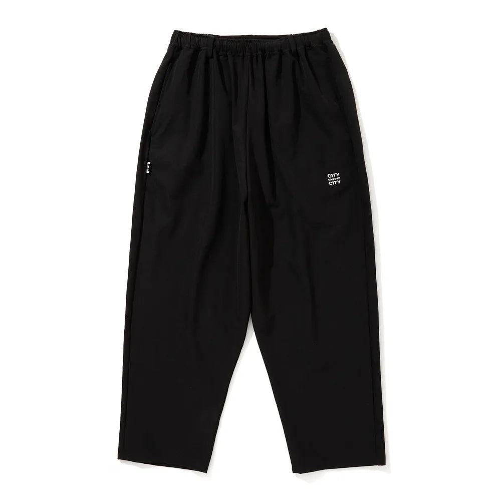 CITY COUNTRY CITY / Embroiderd Logo Strech Easy Pants
