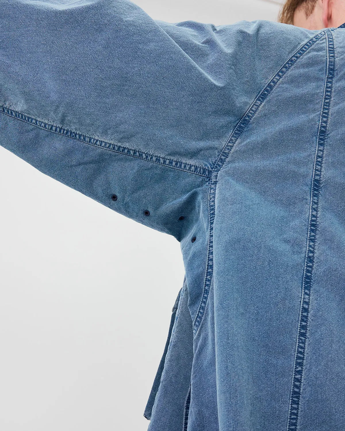 nanamica / Indigo Weather Field Coat (S26SB001)