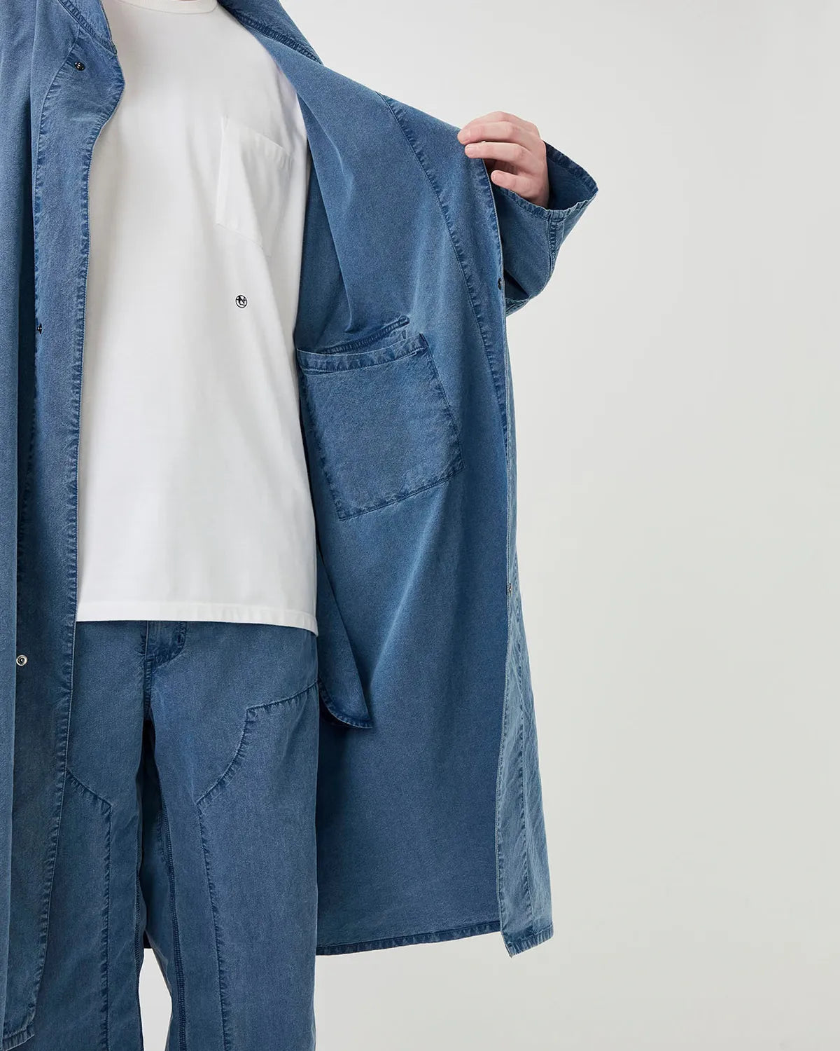 nanamica / Indigo Weather Field Coat (S26SB001)