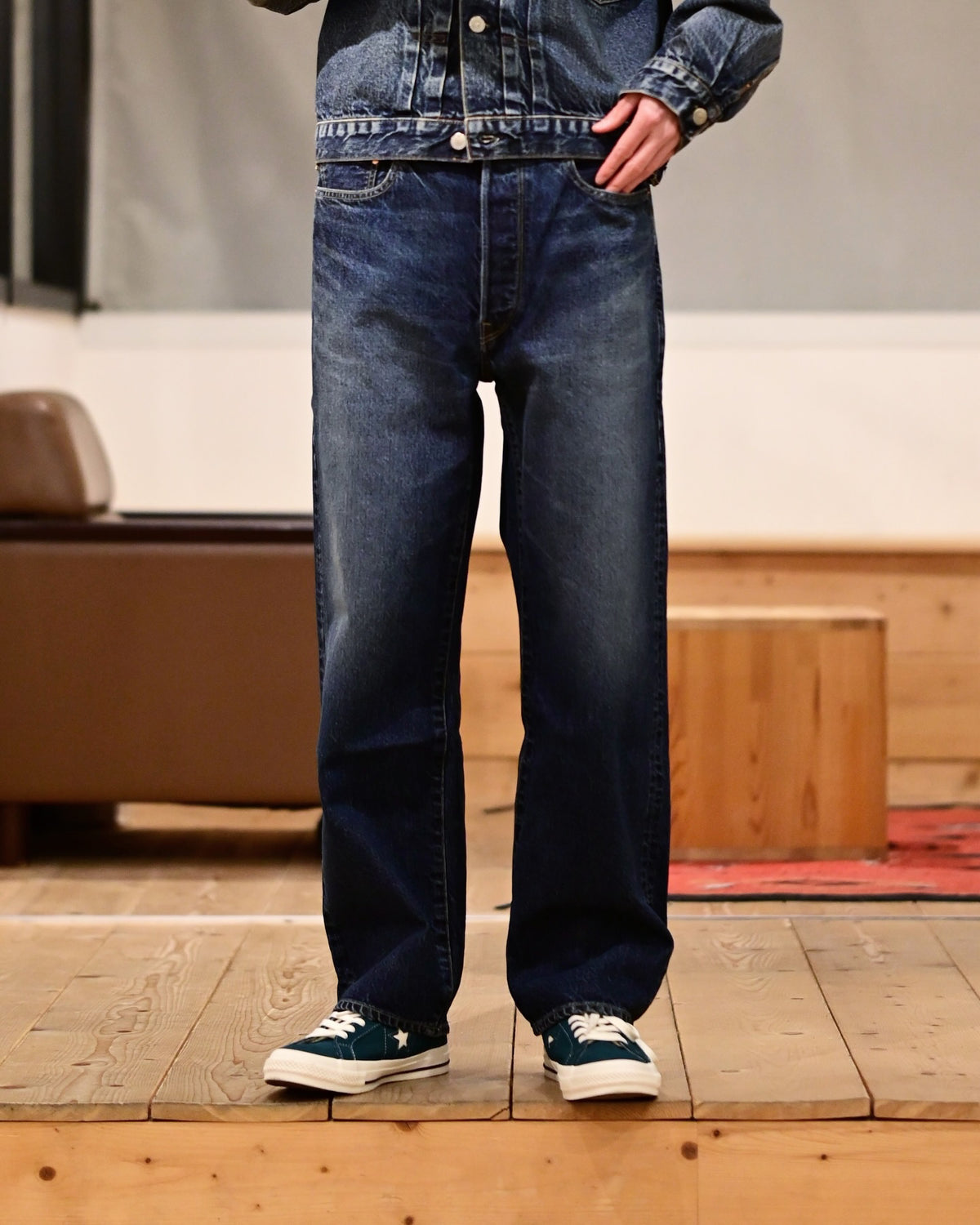 blurhmsROOTSTOCK / 13.5oz Denim Pants Narrow (bROOTS24F10S26USD)