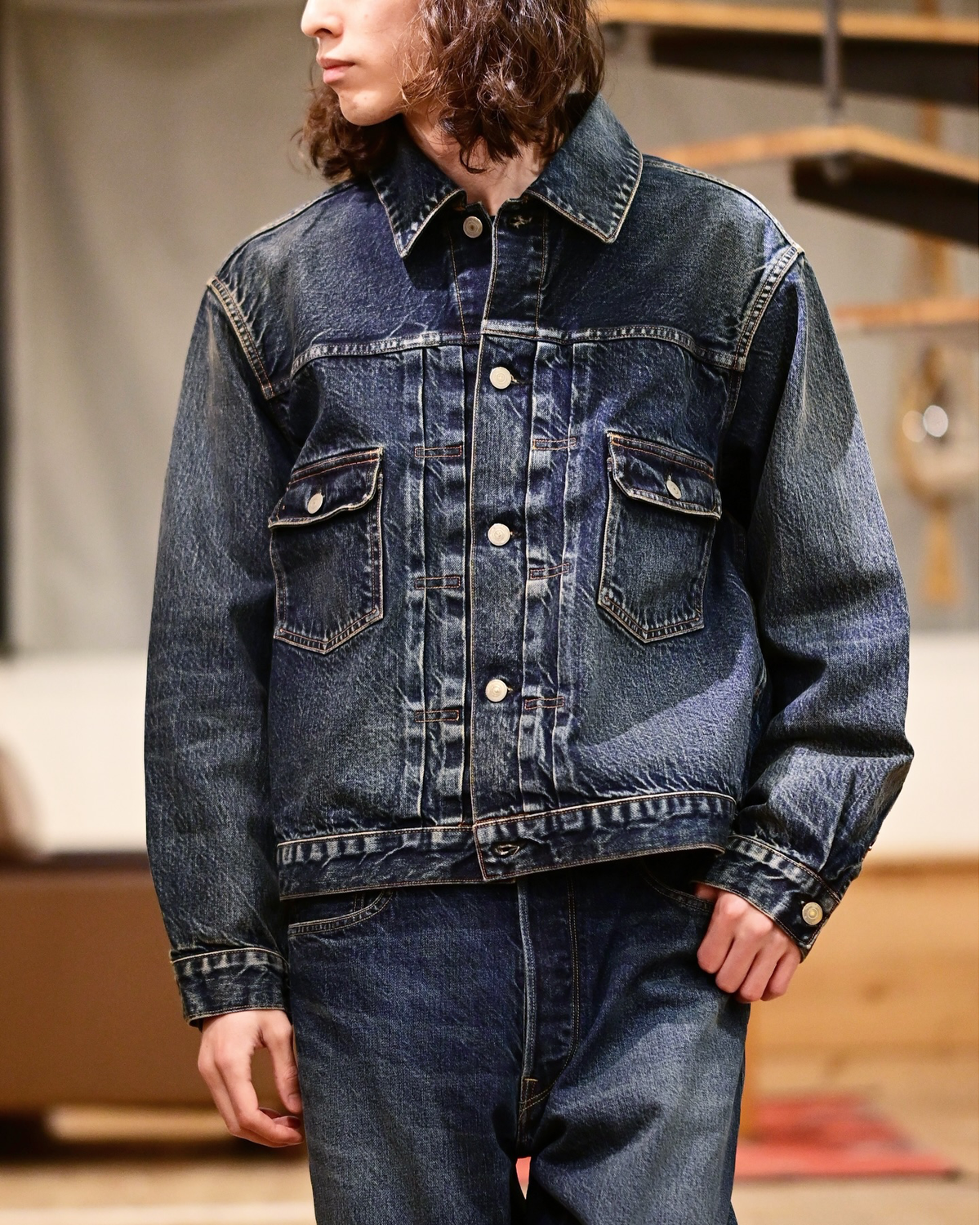 blurhmsROOTSTOCK / 13.5oz 2nd Type Denim Jacket (bROOTS26S10USD)