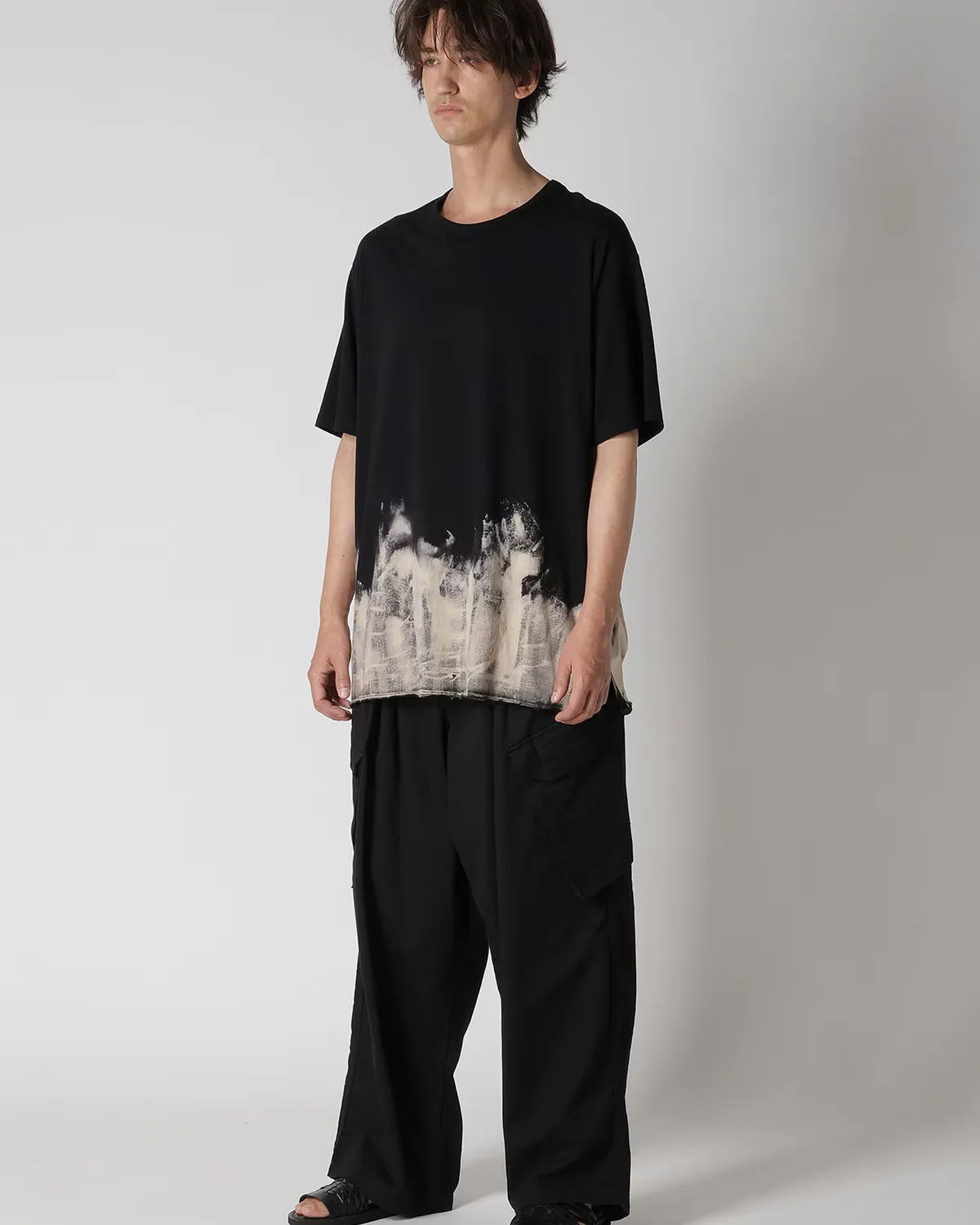 YOHJI YAMAMOTO / T-SHIRT (HK-T12-082-1)