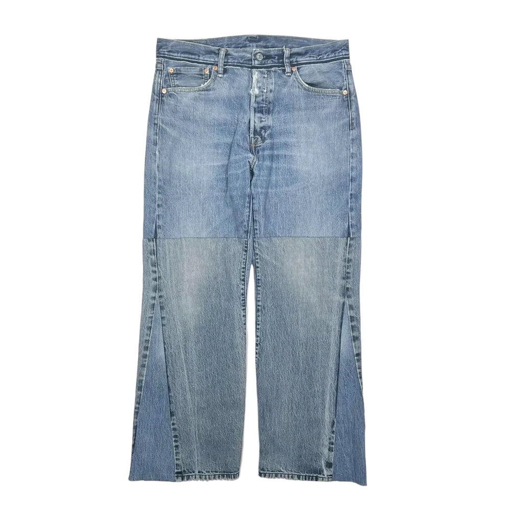 READYMADE の WIDE FLARE DENIM / 35×31 (RE-CO-BL-00-00-251-7)